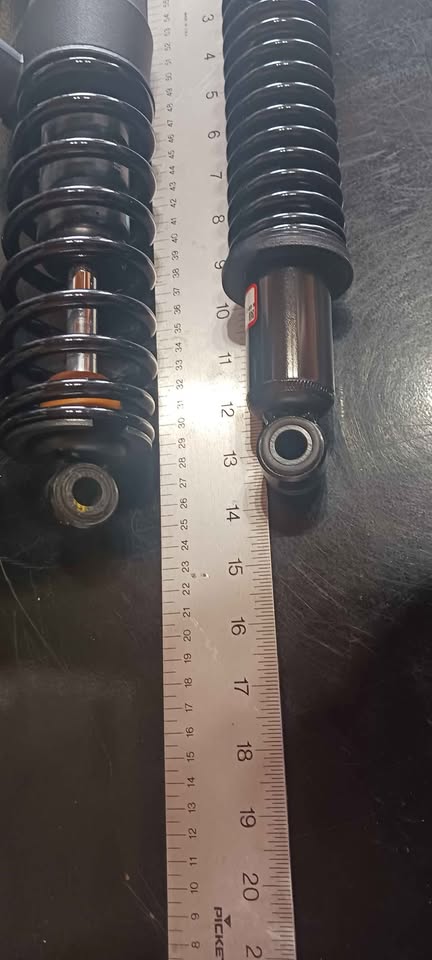 Shock Absorber Set, OEM 54000093 and 54000095, Harley Davidson and other bikes