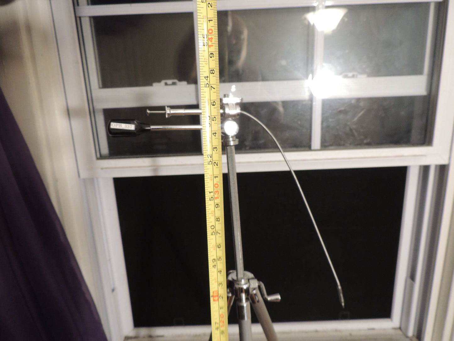 Accura Risomatic Deluxe Chrome Compact Telescoping Tripod 54" 