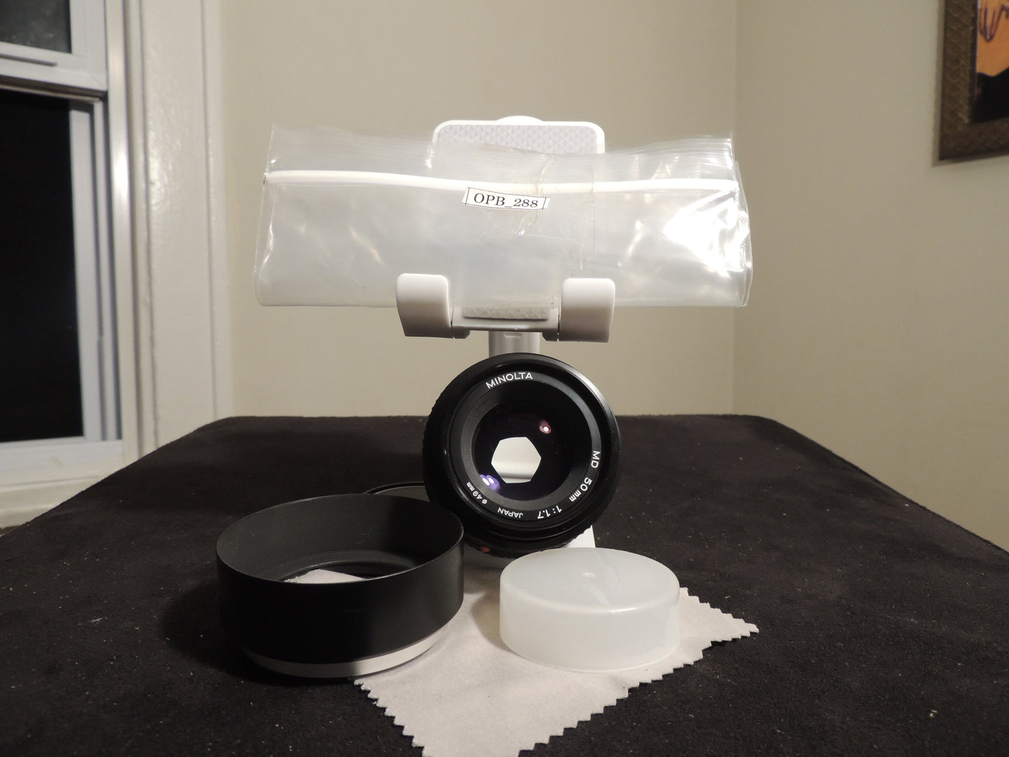 Minolta MD 50mm Camera Lens 1:1.7 Aperture 49mm