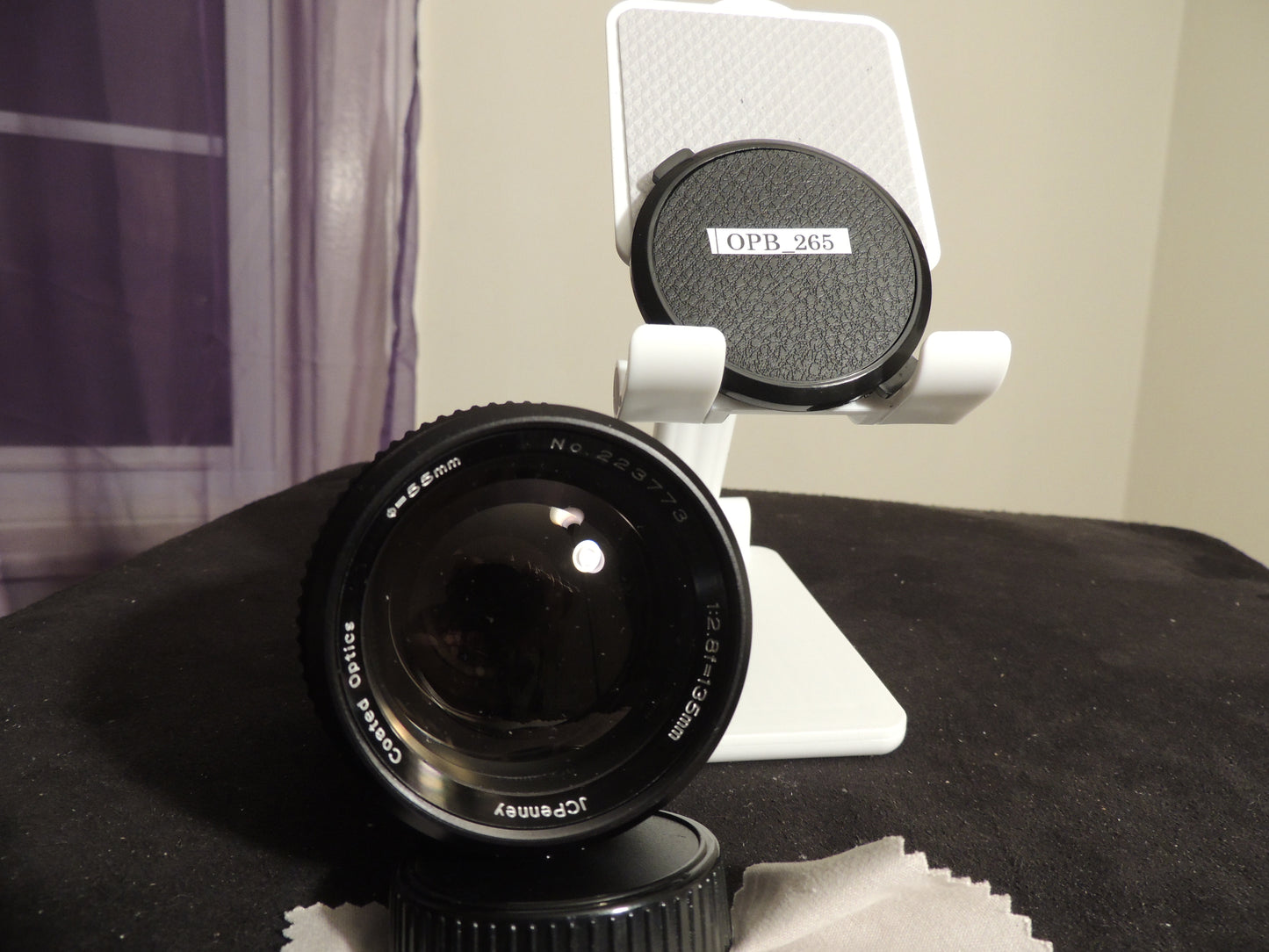 JC Penny Camera Lens, coated optics, f2.8, 135mm, Coated Optics Lens ⌀55mm