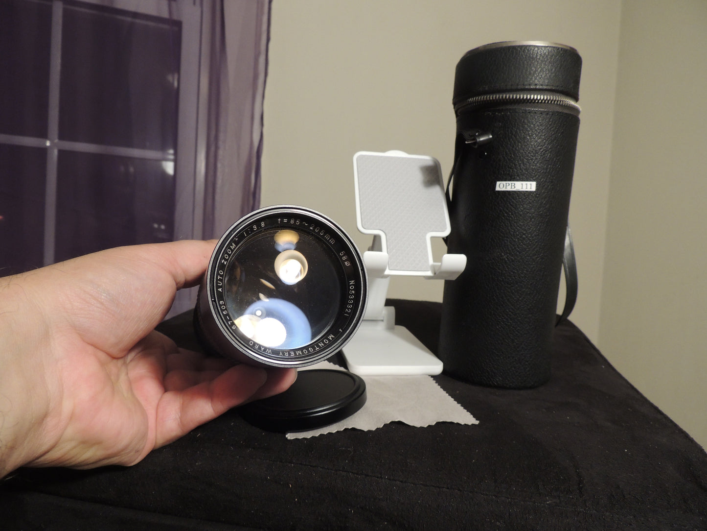 Montgomery Ward, 67-503, Auto zoom, 1:3.8, f=85-205mm, 58⌀