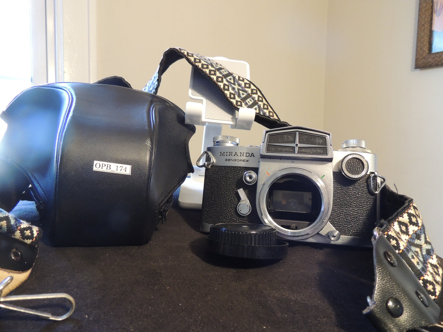 Miranda Sensorex 35mm Camera, original strap and leather case