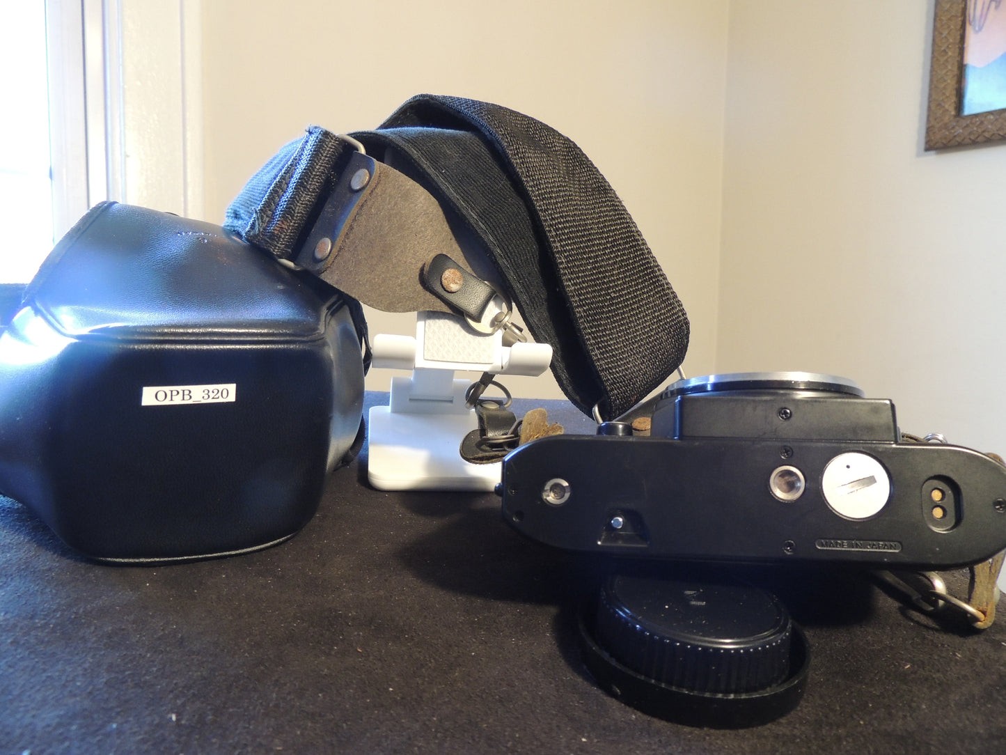Nikon EM 35mm SLR Film Camera, original strap and leather case