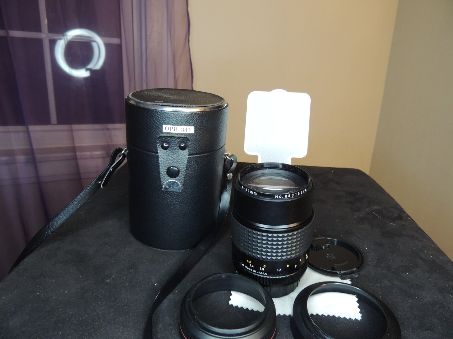 JCPenny Multi-coated optics, ⌀52mm, Camera Lens with original leather case
