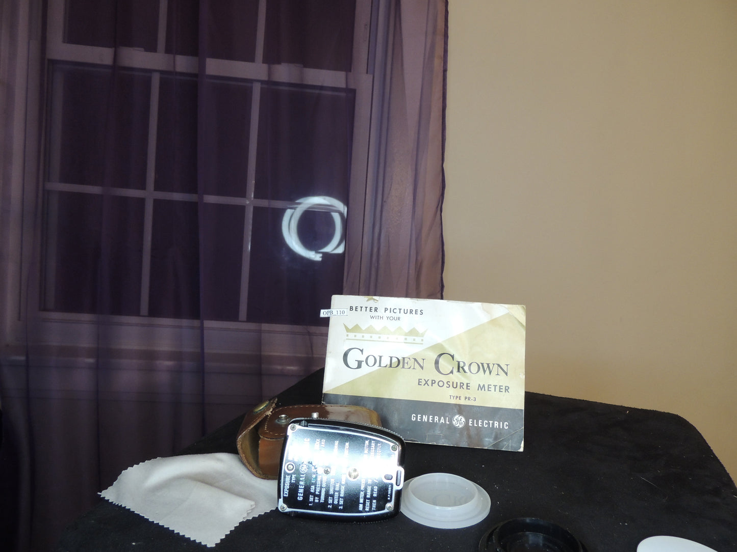 GENERAL ELECTRIC GOLDEN CROWN EXPOSURE METER, TYPE PR-3