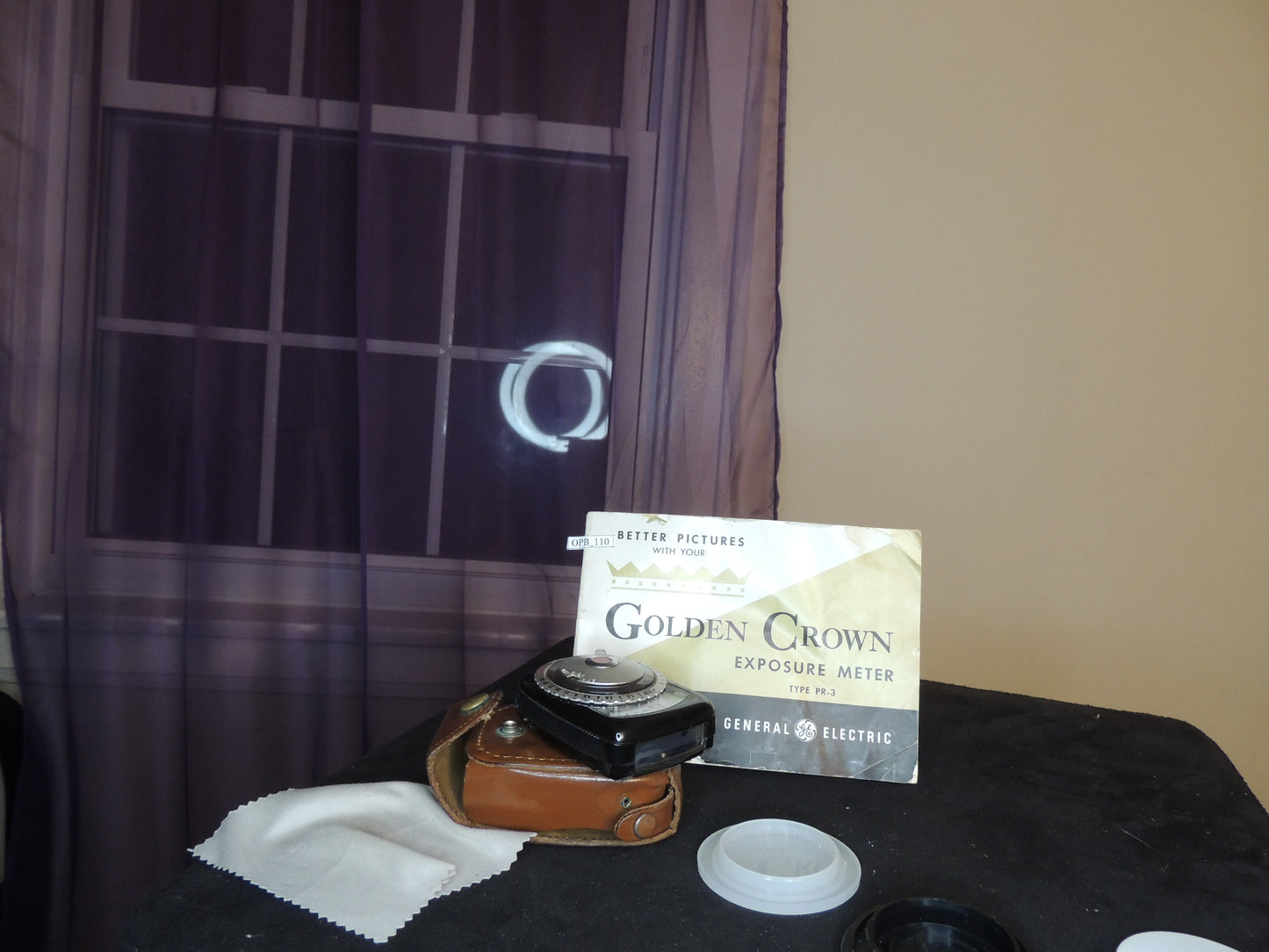 GENERAL ELECTRIC GOLDEN CROWN EXPOSURE METER, TYPE PR-3
