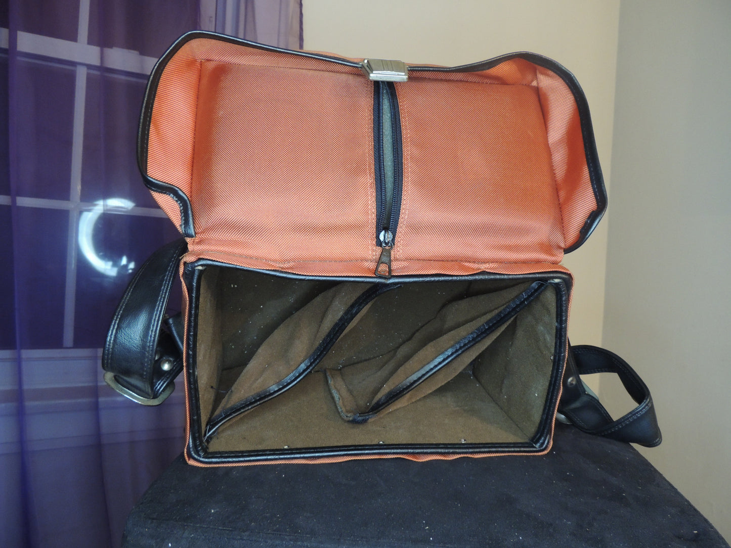 Coast Brown Nylon Camera Bag. Water and shock resistant