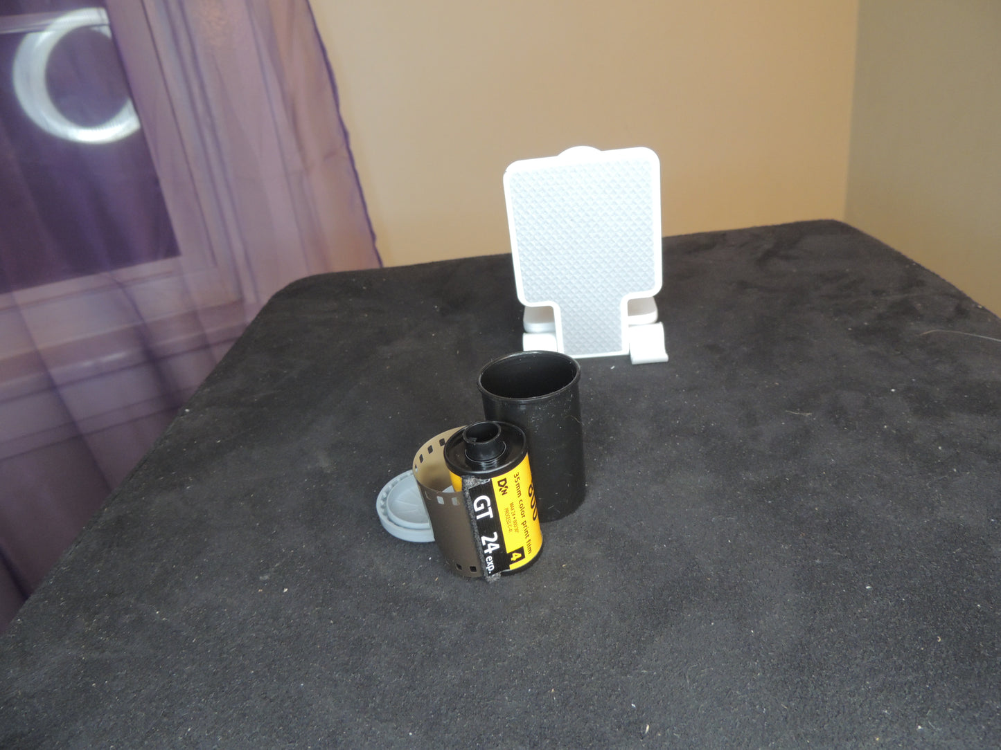 Three raw/blank film rolls, KODAK 35mm, 800, 400 and 200 (Gold) GT.