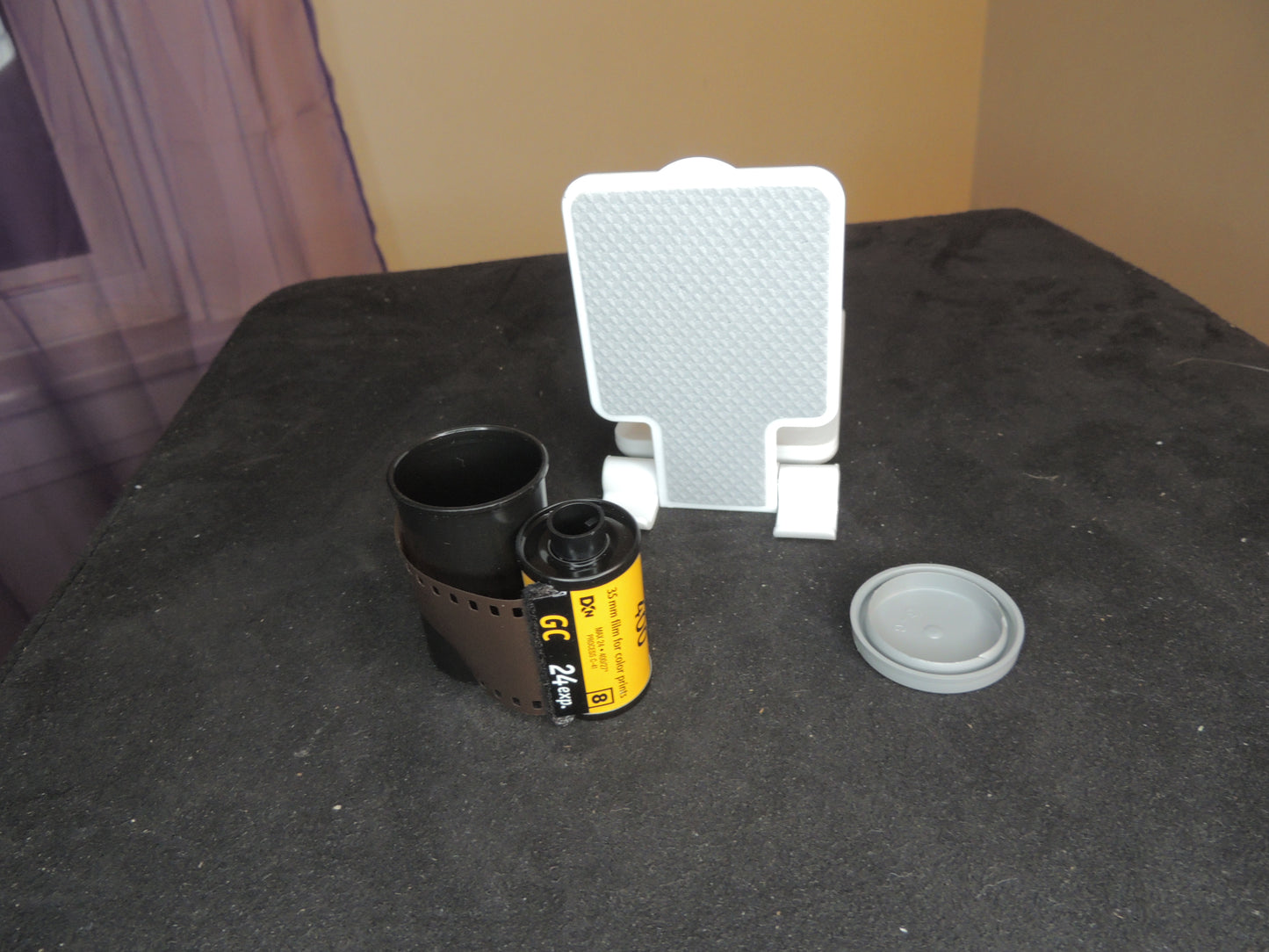 Three raw/blank film rolls, KODAK 35mm, 800, 400 and 200 (Gold) GT.