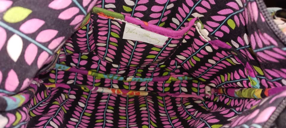 Vera Bradley Quilted Floral Crossbody Travel Bag/Purse