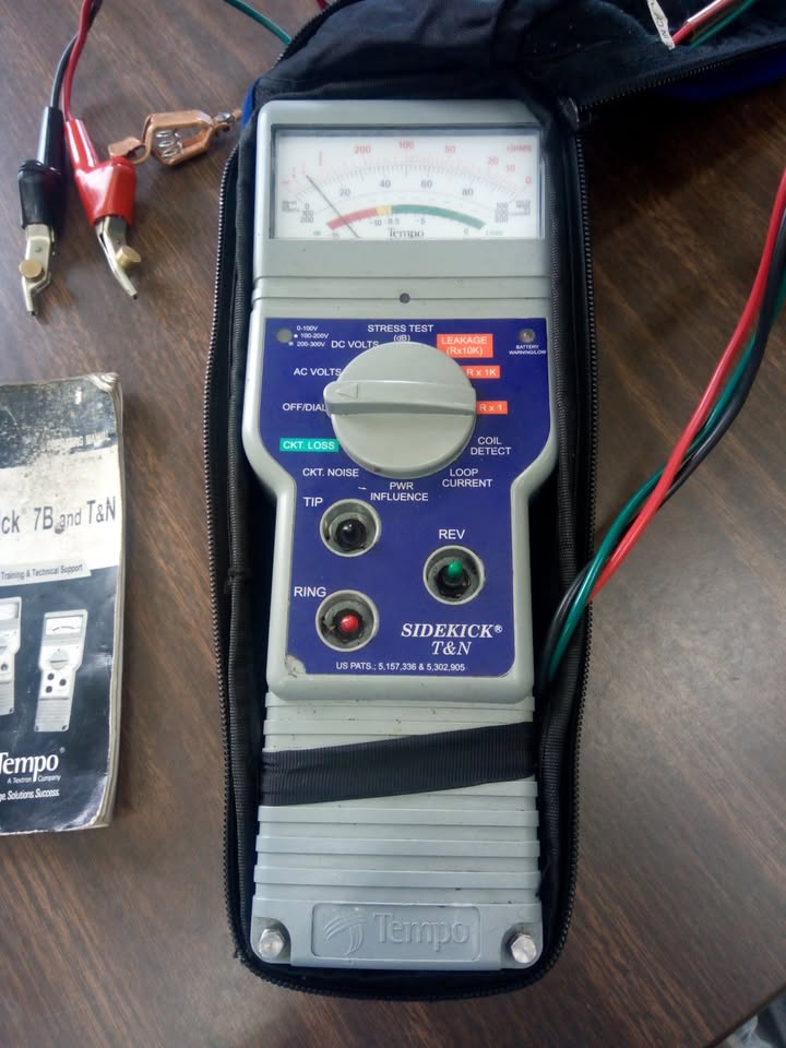 Tempo Sidekick 7B T&N: Transmission, Noise, Leakage, Stress