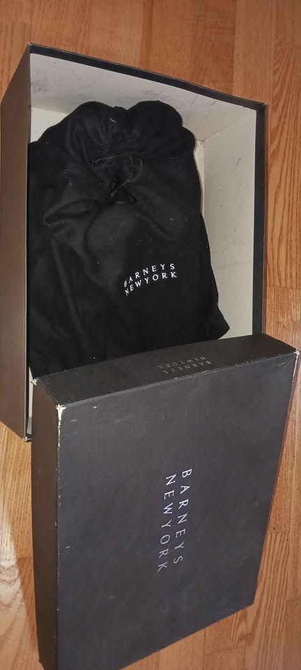 Barney's New York Men's Shoes, black dress shoe , size 10