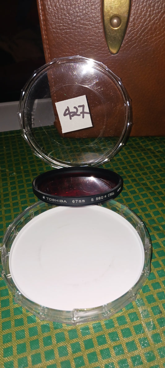 TOSHIBA 67mm RED lens optical filter S R60.2 (R2)