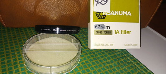 Asanuma 67mm 4X Cross Screen Glass Filter