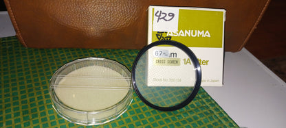 Asanuma 67mm 4X Cross Screen Glass Filter