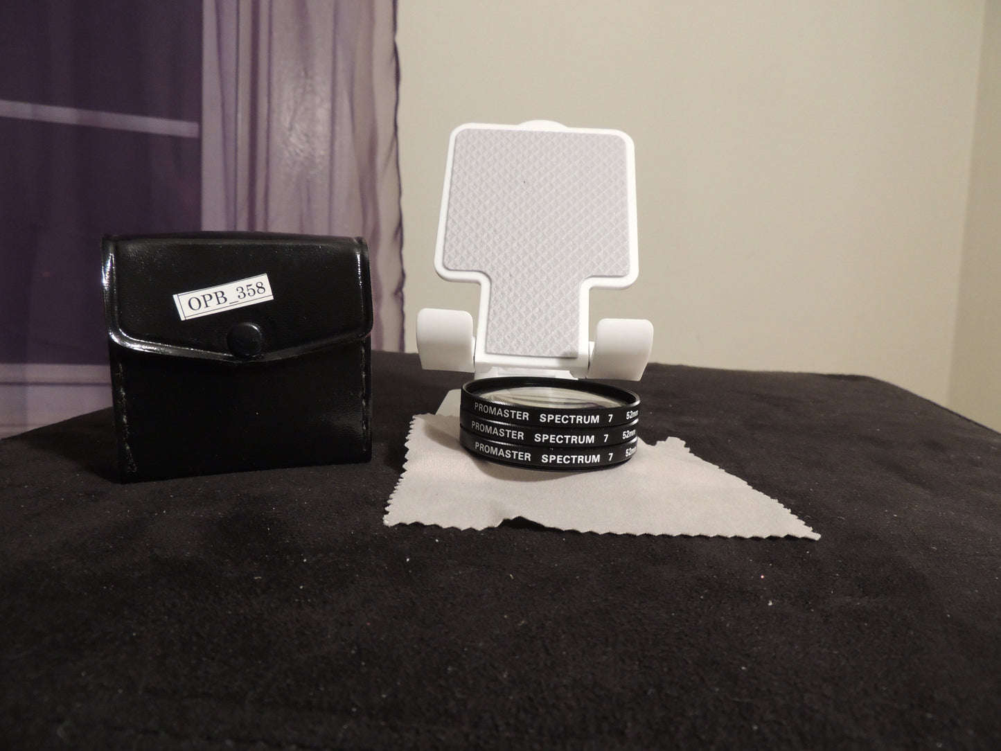 Promaster Spectrum 7 Camera Lens Set, 55mm, +1 +2 +4 with original safety leather case.