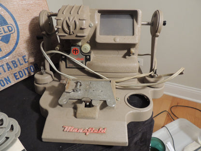 Mansfield Model 950 8mm Portable Action Editor, Movie Film Splicer