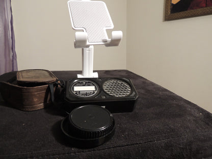 Weston Photronic Light Exposure Meter, Model 650 With Original Leather Case