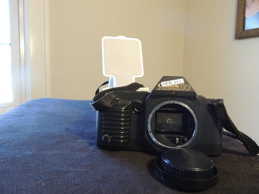 Canon T70, Camera only with original strap.