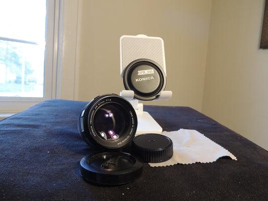 Konica Hexanon 57mm F/1.4 AR Lens