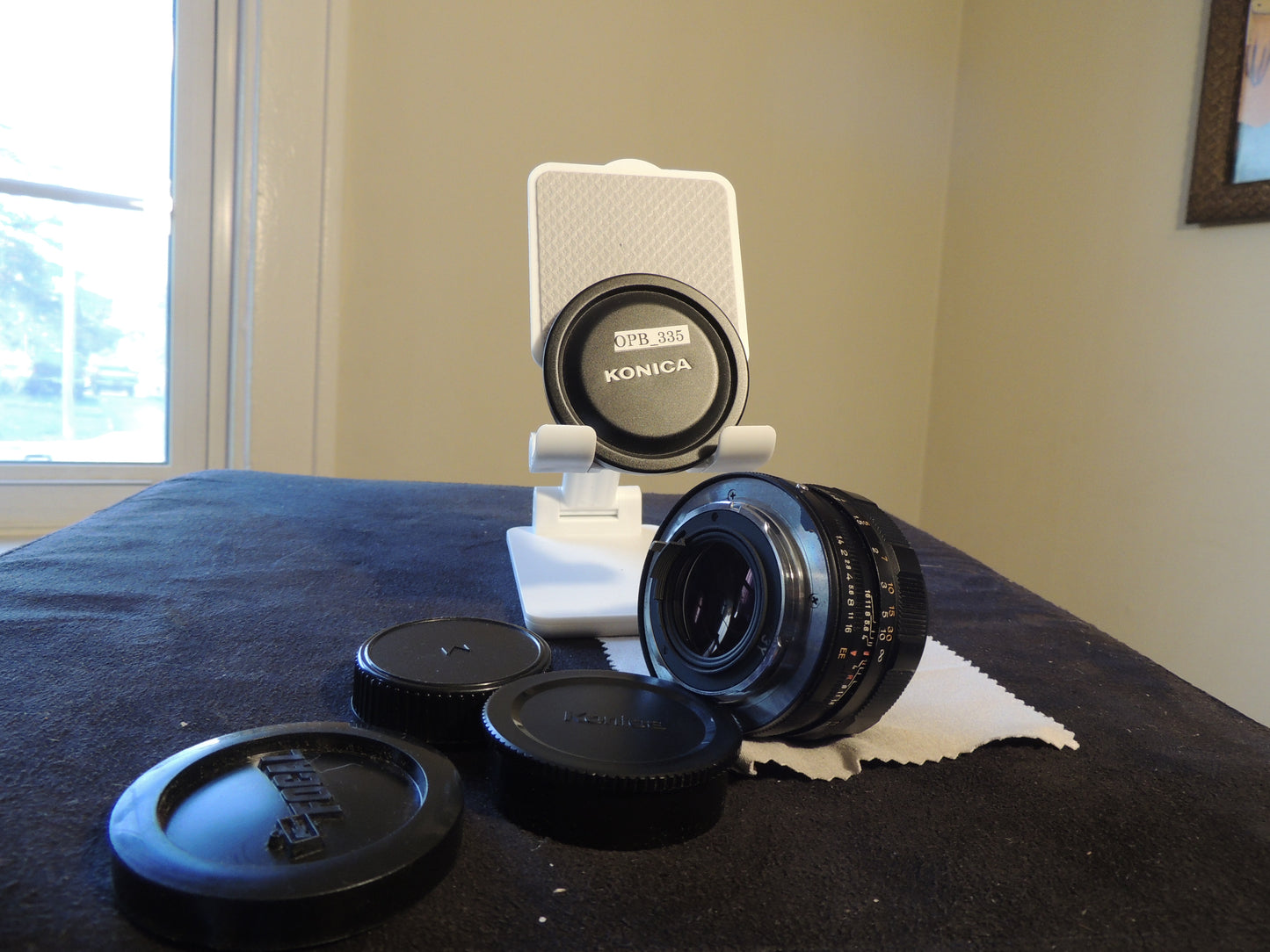 Konica Hexanon 57mm F/1.4 AR Lens