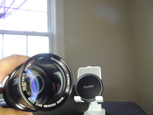 Vivitar Series 1, 70-210mm, f/3.5,Macro Focusing Auto Zoom Lens, ⌀67mm, with original leather case