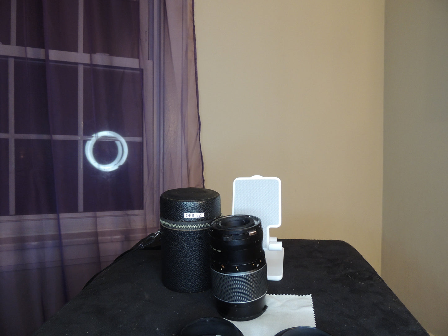 Rexatar Automatic, 1:2.8, f=135mm, camera lens with original leather case