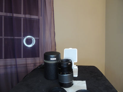 Rexatar Automatic, 1:2.8, f=135mm, camera lens with original leather case