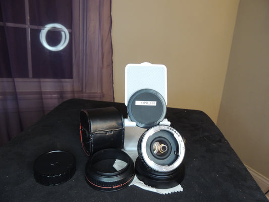 Focal MC Camera Lens 2X Converter 20-06-42 KR, with original leather case