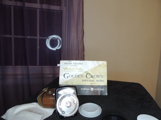 GENERAL ELECTRIC GOLDEN CROWN EXPOSURE METER, TYPE PR-3