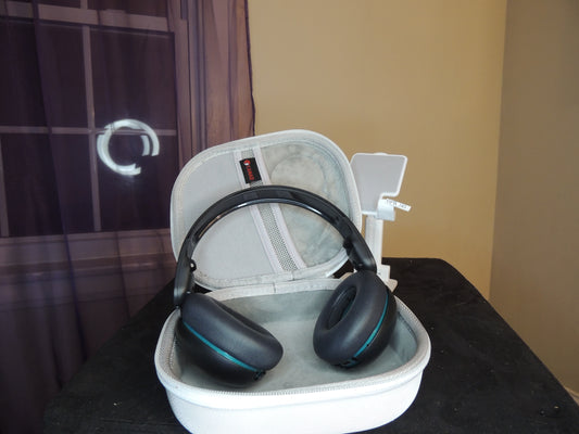 Grom Skullcandy Bluetooth Headphones, S6K8W, with shock resistant case. Brand new, fully tested