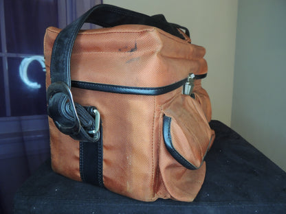 Coast Brown Nylon Camera Bag. Water and shock resistant
