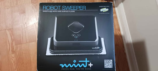 Automatic sweeper, hardwood floor cleaner, Rumba, Roomba, robot floor cleaner, robot sweeper.