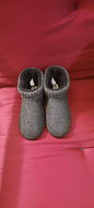 DEARFOAMS - Bella Knit Cuff Felted Bootie Slippers, Size 7 or 8.